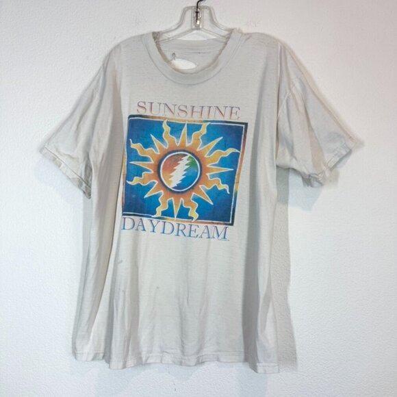 Vintage 1996 Grateful Dead Shirt T-Shirt Sunshine Daydream Sun White GDM XL - Picture 3 of 9